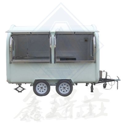 Mooi ontwerp mobiele aangepaste industriële ronde model mobiele hotdog koffie food truck