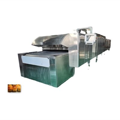 380V gasrooster brood koekjes automatische cupcake elektrische tunneloven 7/8/10m