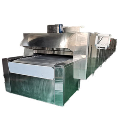 600 mm automatische conveyor-tunneloven voor het bakken van pizzabrood in vleesverwerkende fabrieken
