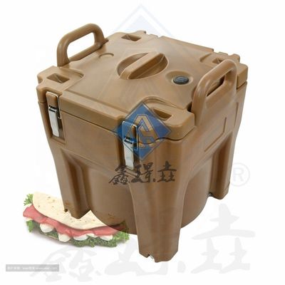 Geïsoleerde voedseltransportdoos voor voedselbezorging aangepaste kleur en verwarmer voedselwarmer