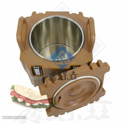 Geïsoleerde voedseltransportdoos voor voedselbezorging aangepaste kleur en verwarmer voedselwarmer