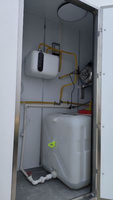 Draagbare outdoor-toilettrailer voor openbare faciliteiten