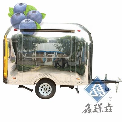 Commerciële voedingswagens Mobiele voedingswagens met keuken en pizzaoven Vertrouwde verkoper