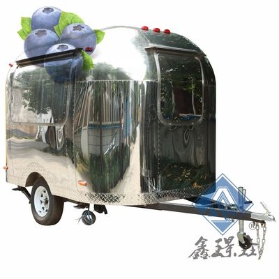 Commerciële voedingswagens Mobiele voedingswagens met keuken en pizzaoven Vertrouwde verkoper