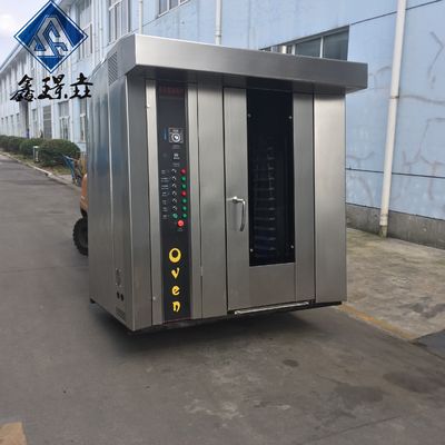16 bakken Rotary Rack Oven voor bakkerijen Hotels Machinery Functie 100kg/h