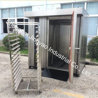 Trolley Rotating Baking Gas 32 Tray Rotary Oven voor bakkerijmachines Functie 100kg/h