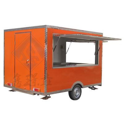 Hotels IJs Cream Hot Dog Fast Food Truck Voor bakapparatuur In aangepaste kleur