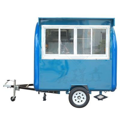 1000 stuks/maand Gepersonaliseerde foodtrailer met gegalvaniseerde stalen straatfoodkiosk