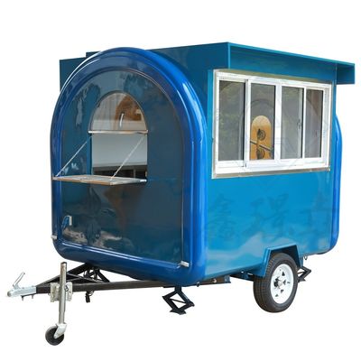 1000 stuks/maand Gepersonaliseerde foodtrailer met gegalvaniseerde stalen straatfoodkiosk