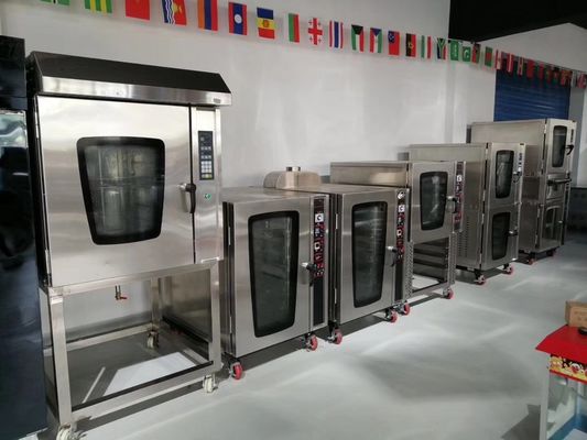 Broodverwerking Energiebesparende warmluchtconvectieoven Industrieel 8 bakken Broodoven