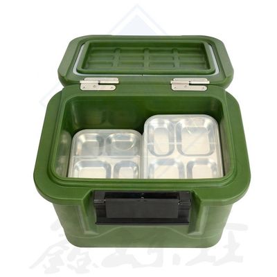 Ronde vorm geïsoleerde lunchbox Keuken Mechanische apparatuur met serveerbare scheergerei