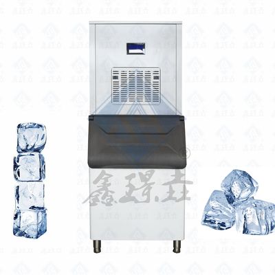Sanyo-compressor aangedreven koek van roestvrij staal ijsmaker voor snelle ijsproductie