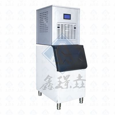 Sanyo-compressor aangedreven koek van roestvrij staal ijsmaker voor snelle ijsproductie