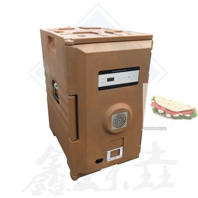 Restaurant geïsoleerde lunchbox met voedsel warmer functie en roestvrij staal binnenste laag