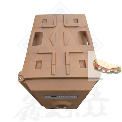 Restaurant geïsoleerde lunchbox met voedsel warmer functie en roestvrij staal binnenste laag