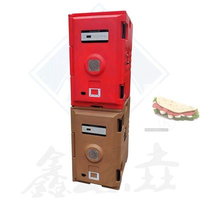 Restaurant geïsoleerde lunchbox met voedsel warmer functie en roestvrij staal binnenste laag