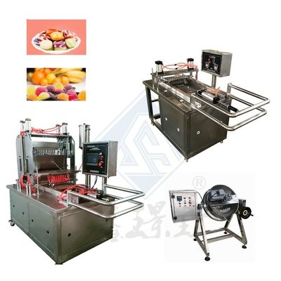Kleine snoepvormmachine Hard Volledig automatische snoepmachine 1900*980*1700mm