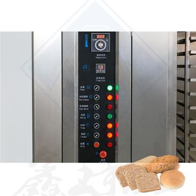 Aanpasbare 16 bakken Rotary oven voor koekjes redelijk 380V-50Hz-3P Spanning