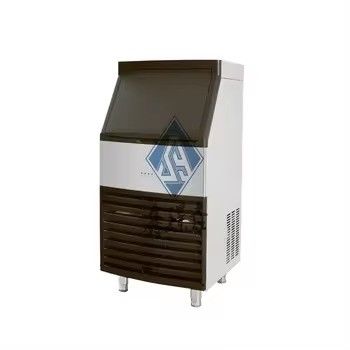 Roestvrij staal commerciële ijskubbenmaker 22*22*22mm ijskubben grootte ijs maken machine