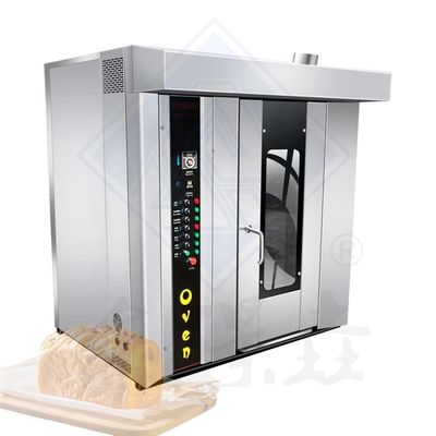 Broodbakmachine Elektrische oven van roestvrij staal met bakfunctie met roterende trolley