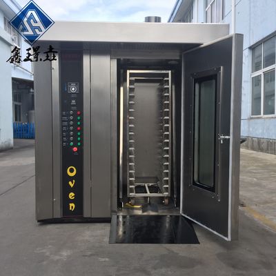 Broodbakmachine Elektrische oven van roestvrij staal met bakfunctie met roterende trolley