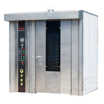 32 bakken Elektrische gas cupcake toast bakoven Roterende oven voor brood bakkerij machine
