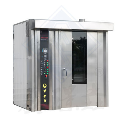 32 bakken Elektrische gas cupcake toast bakoven Roterende oven voor brood bakkerij machine