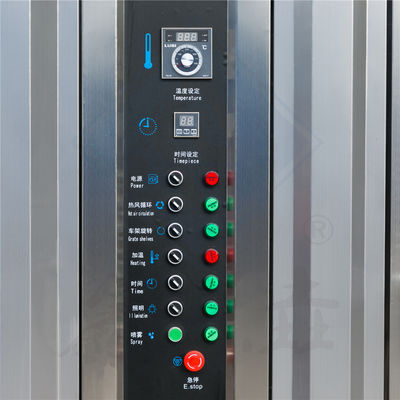 32 bakken Elektrische gas cupcake toast bakoven Roterende oven voor brood bakkerij machine