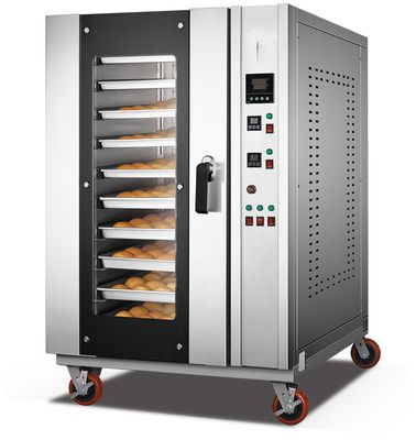10 trays Elektrische convectieoven voor het bakken van brood in restaurantmeelfabrieken
