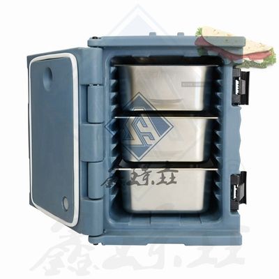 Geïsoleerde lunchbox van roestvrij staal voor keukenmechanische apparatuur in restaurants