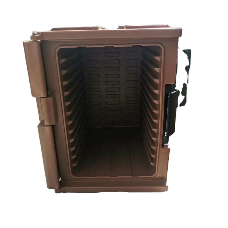 65cm x 45cm x 63,5cm Buitengrootte Geïsoleerde voedseldoos 90L Volume voor het warm houden van voedsel