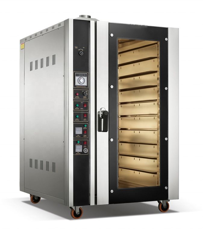 10 bakken Elektrische warmluchtconvectie broodoven voor bakkerijen Verwarmingsbron Elektrisch