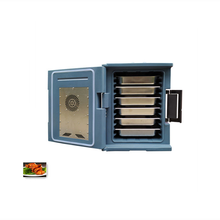 Plastic Electric Food Pan Carrier Transport Box Geïsoleerde voedselbezorgdoos voor pasta