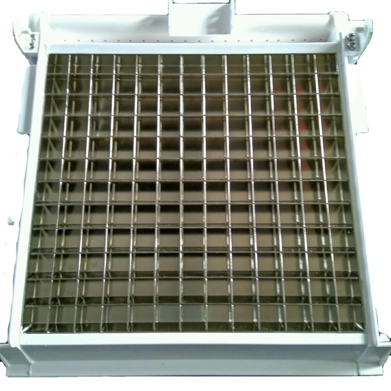 500 kg/24h ijskubbenmachine voor industriële 7x18-grids 36x36x22mm-ijsverdamping