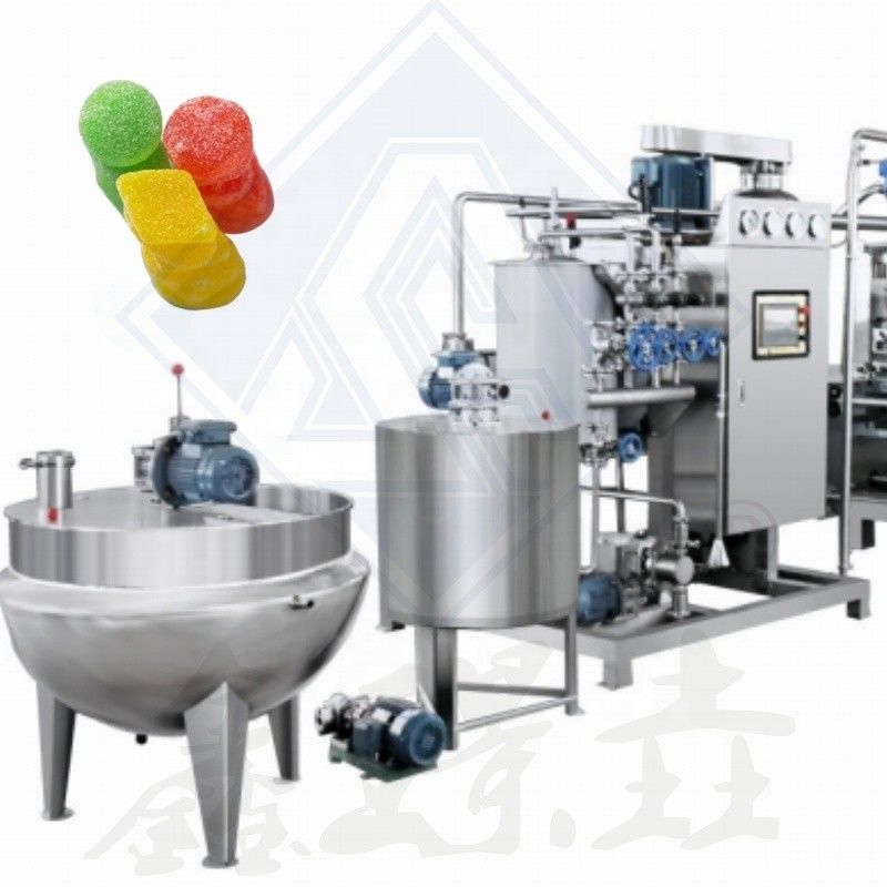 20-50 kg/uur Commerciële gummy candy suiker coating machine voor het deponeren van zachte snoep