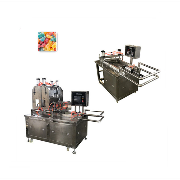 Roestvrij staal 3kw viswormen ronde gummy machine jelly snoep maken machine voor output