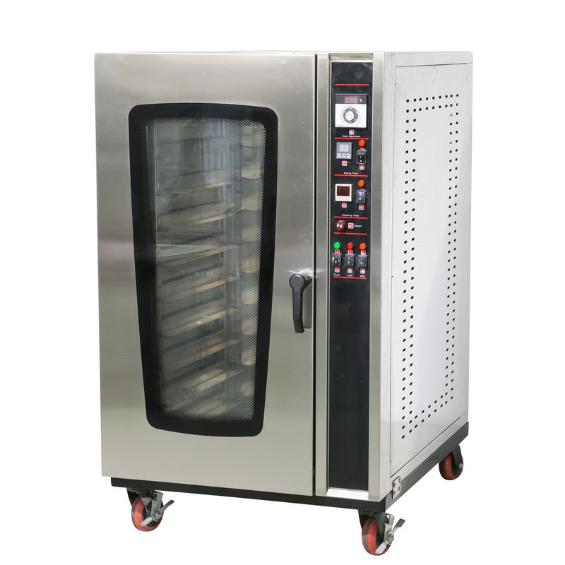Bakken Brood Voedsel Functie Bakkerij Oven Convectie Gasmachines 5/8/10 Trays Capaciteit