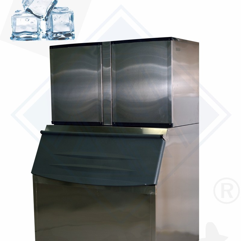 Hoogproductieve kubus-ijsmachine voor 22*22 mm ijsblokjes in industriële omgevingen