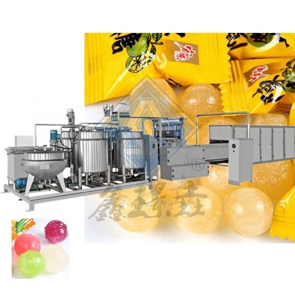 Volledig automatische gelatine appelbeervorm gelatine snoep productielijn voor snoep 150-600 kg/uur