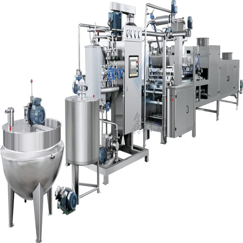 Machine voor het maken van harde snoepjes met een hoge capaciteit met 1900x980x1700mm en 220V spanning