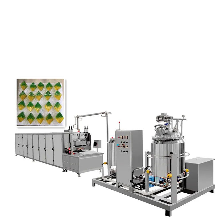 Gummy Soft Lollipop Candy Filling Machine voor automatische industriële snoepproductie