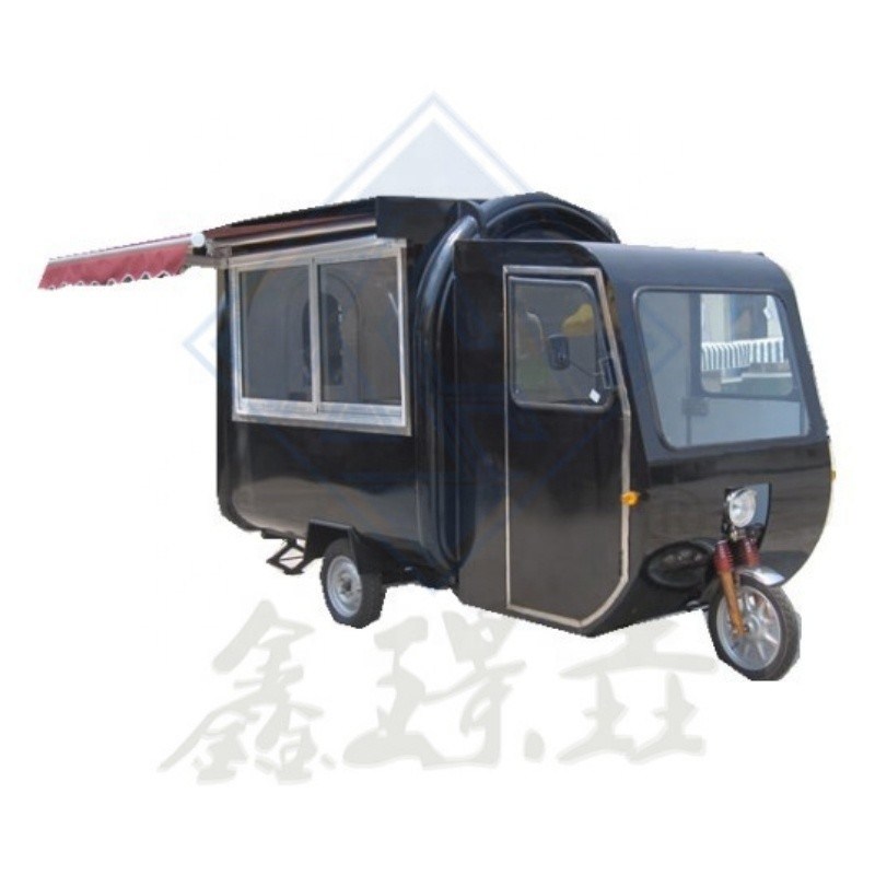Verkoop van voedsel Tuk Tuk Truck Volledige keuken Mobiele voedselmandje met wielen en noten grondstof