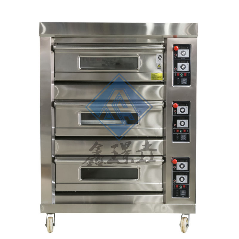 0.1kw commerciële bakkerij gasoven 3/4 dek gas pizza bakkerij oven / gasconvectie oven