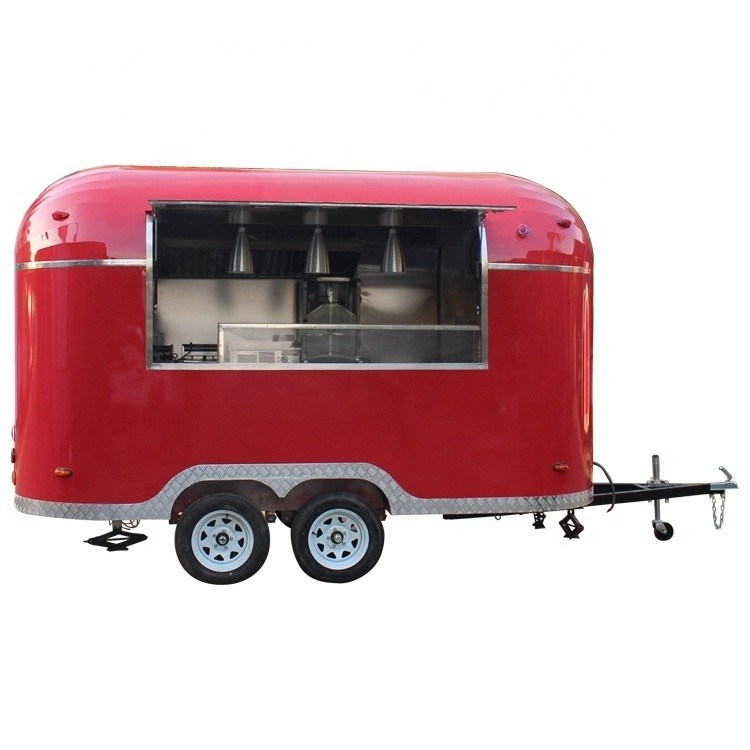 Chinese Food Truck Camper Trailer Keuken/Food Shop Mobiele ijscontainer Vans