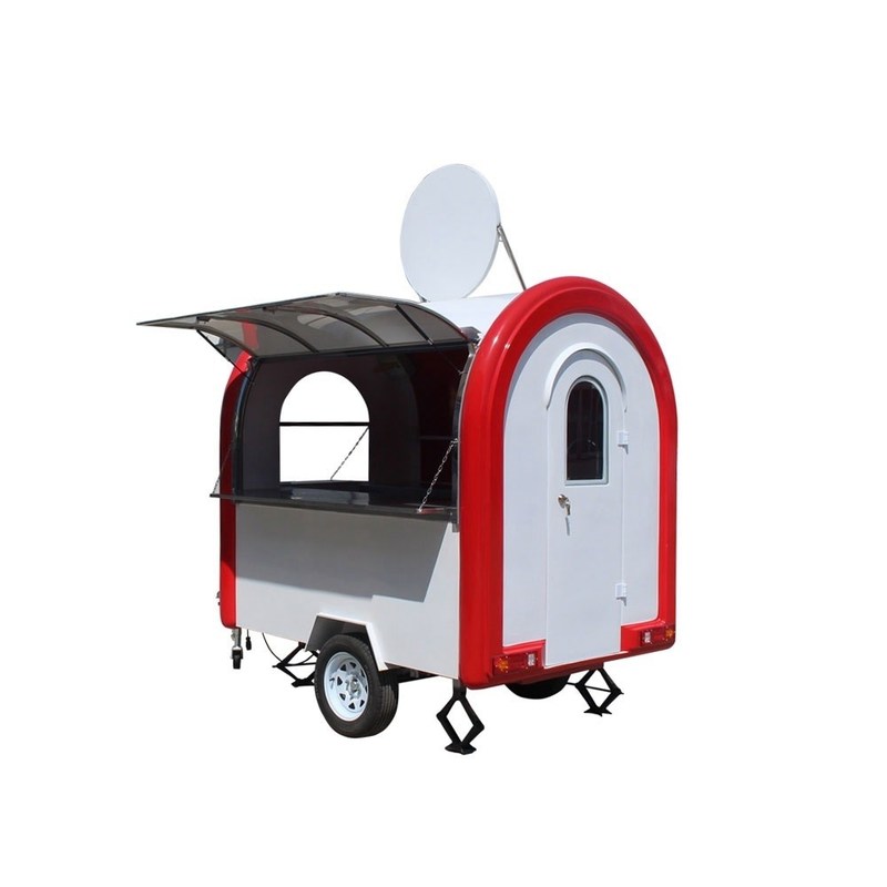 Applicatie van zuivelproducten Volledige keuken en toilet Mobiele voedseltruck met 1500W spanning