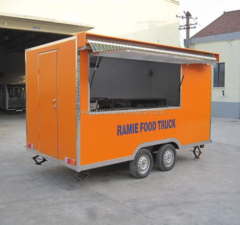 2300*1650*2300mm Mobiele voedselkeuken Truck Cart Trailer met Perfect in Australië
