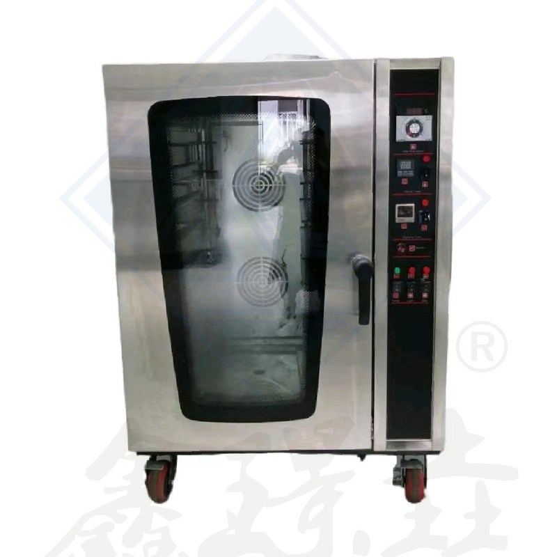 Gaskachel en elektrische oven voor commercieel bakken