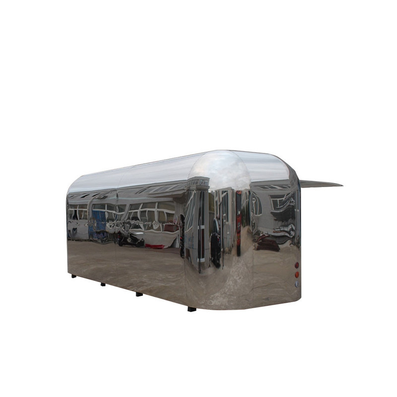 Volledig uitgeruste voedseltrucks trein met hotdog koffie mandje wegwiel 1500W spanning