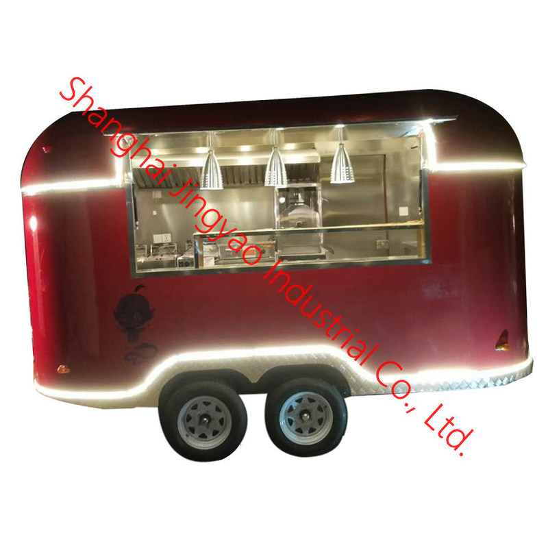 Multifunctionele elektrische foodvan voor bussen en mobiele foodtrailer 220*160*210cm 0-20K