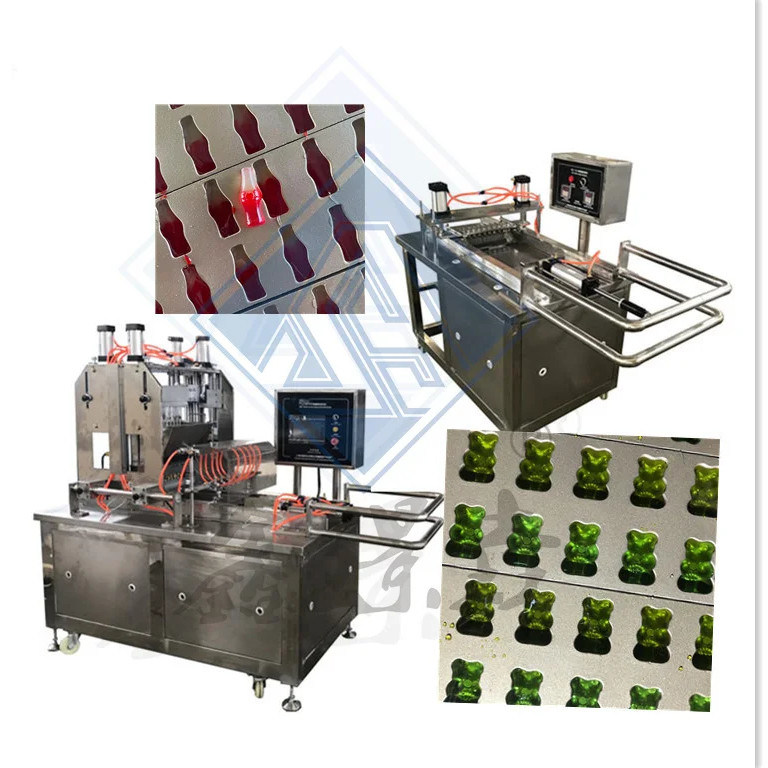 Industriële snoepmachine Jelly Lollipop Gummy Bear Automatische depositor inbegrepen